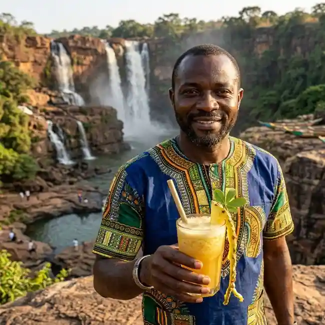 Baobab & Pineapple Glow Refresher – Weeknight drink recipe from Guinea