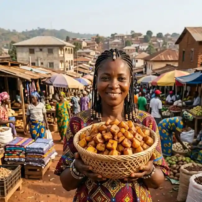 Golden Fried Plantains – Weeknight appetizer recipe from Guinea