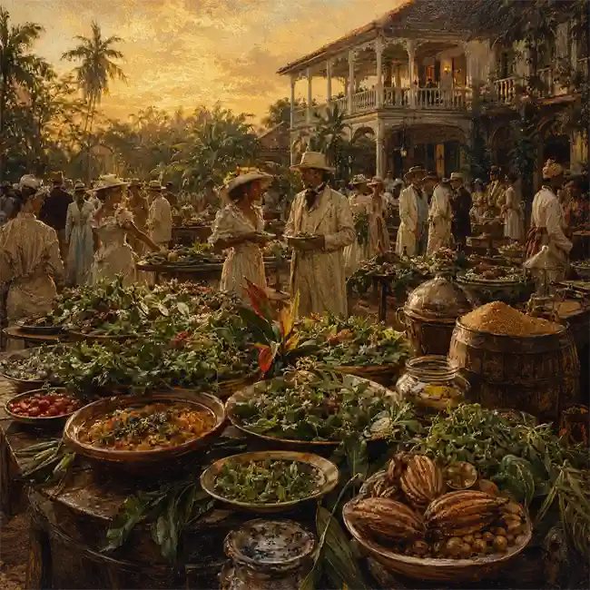 Guyana Aristocratic Garden Greens Salads Recipes
