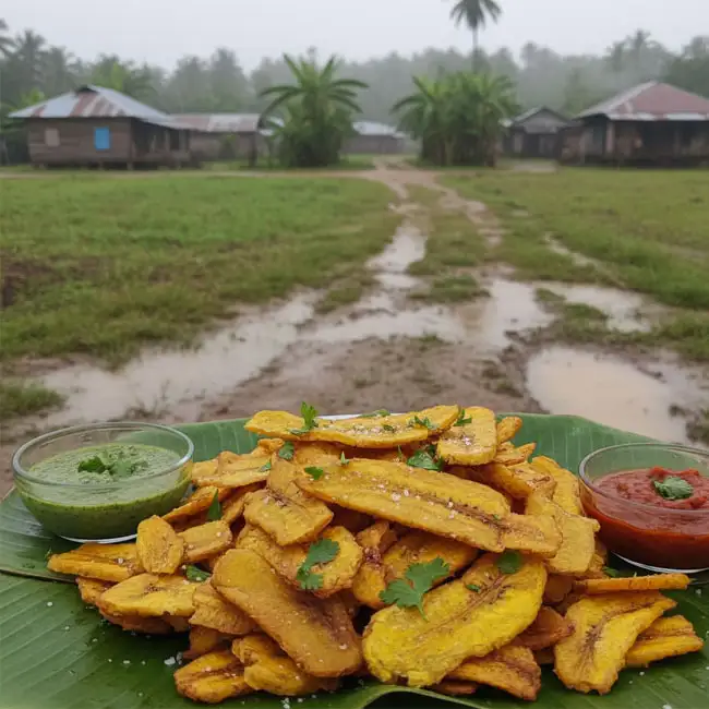 Crispy Green Plantain Chips & Fries – Lifestyle appetizer recipe from Guyana