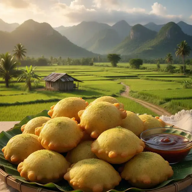 Gluten-Free Guyanese Pholourie – Healthy appetizer recipe from Guyana