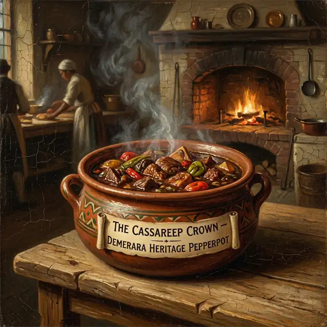 The Cassareep Crown – royal starters appetizer recipe from Guyana