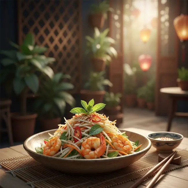 Gỏi Đu Đủ – Classic salad recipe from Vietnam