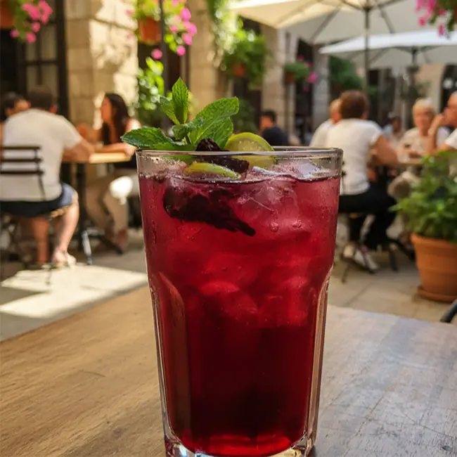 Hibiscus Iced Tea – Quick drink recipe from Congo