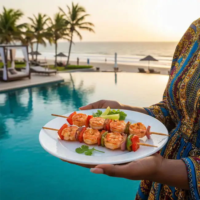 Ivorian-Style Grilled Shrimp Skewers – High-Protein appetizer recipe from Côte d’Ivoire