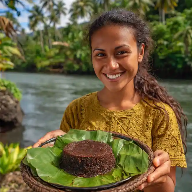 Keke Pua'a Samoa Coconut Pudding – Celebration dessert recipe from Samoa