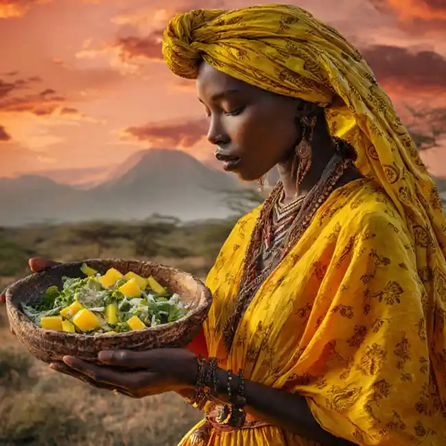 Mango Cucumber Salad – Winter salad recipe from Kenya