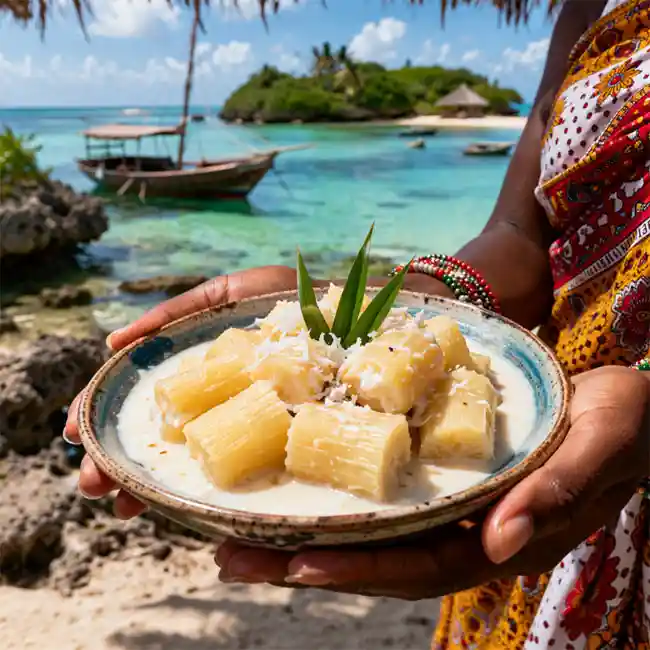 Muhogo wa Nazi – Winter dessert recipe from Kenya