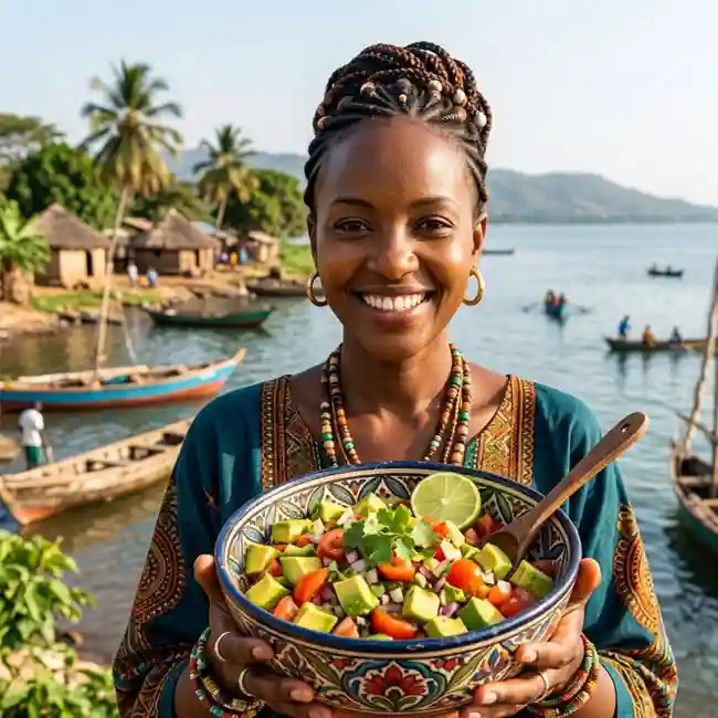 Kenyan Avocado Tomato Salad – Seasonal salad recipe from Kenya