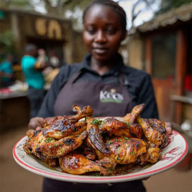 Kenyan Grilled Chicken – Winter main dish recipe from Kenya
