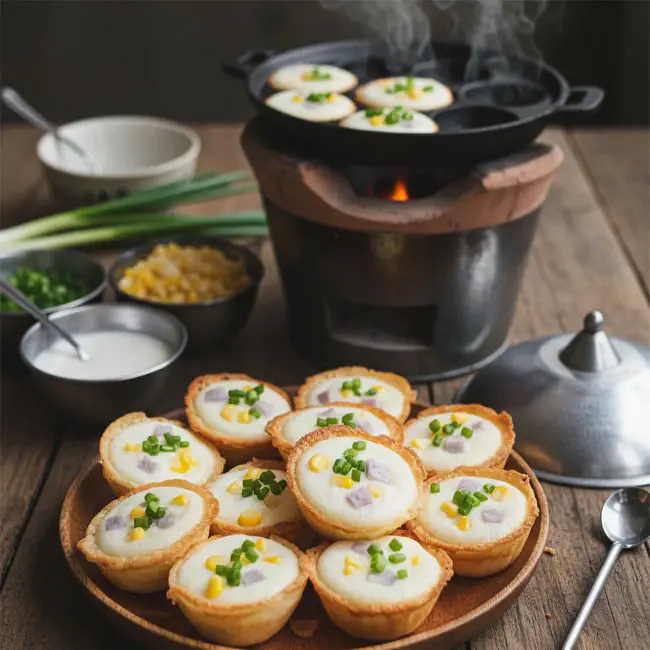 Khao Nom Kok – Original snack recipe from Laos