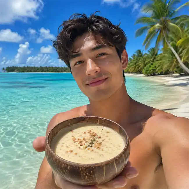 Creamy Coconut Garlic Sauce – (30-Minute) sauce recipe from Kiribati