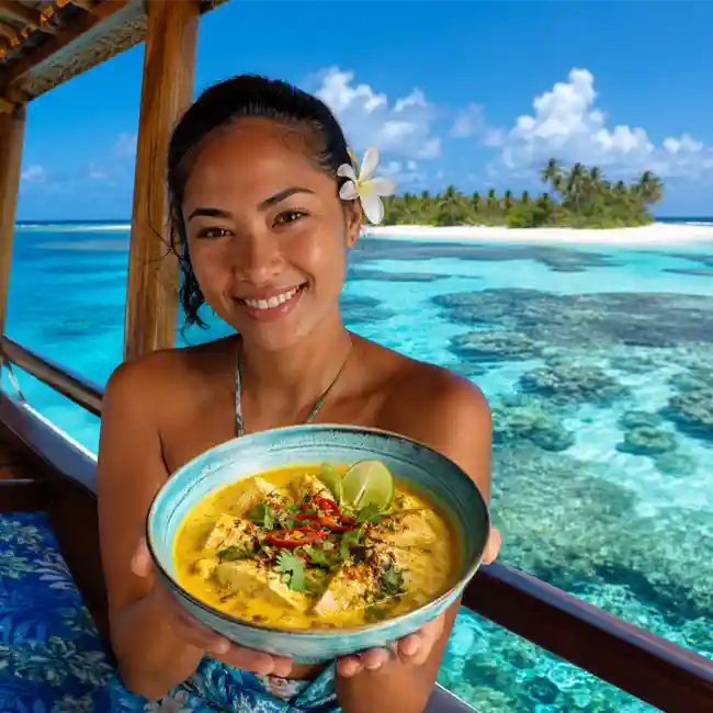 Island Coconut Fish Curry – Weeknight main dish recipe from Kiribati