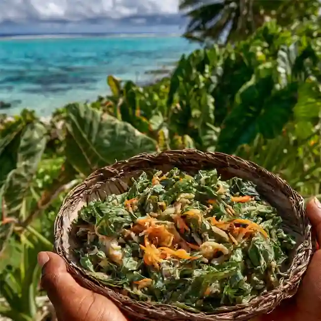 Te Bwiro Salad – Fast salad recipe from Kiribati