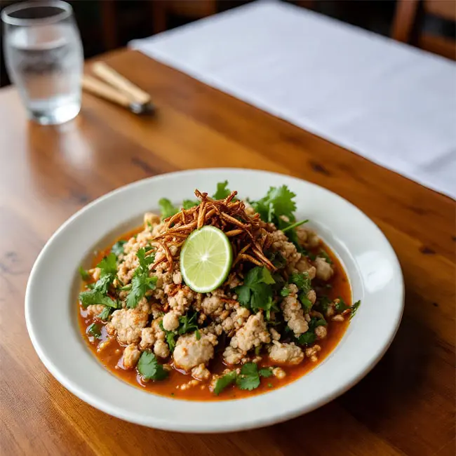 Laap – Traditional salad recipe from Laos