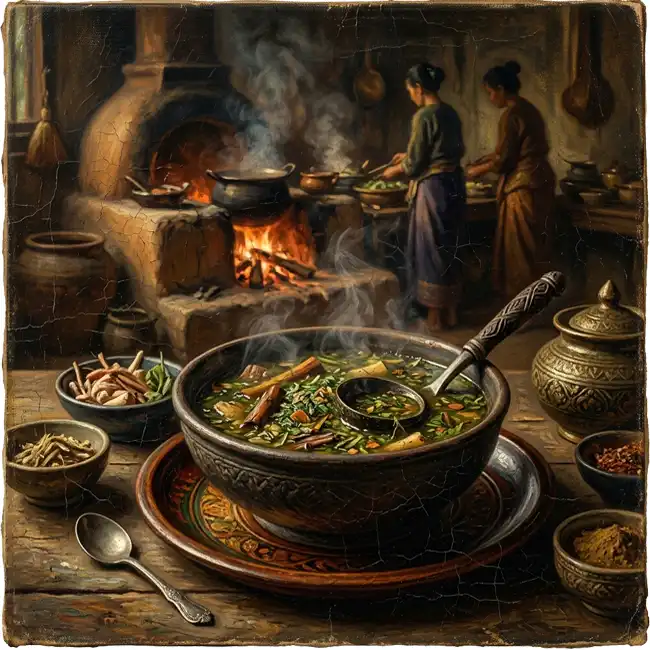 Khaeng Saen Vieng – royal court broths soup recipe from Laos