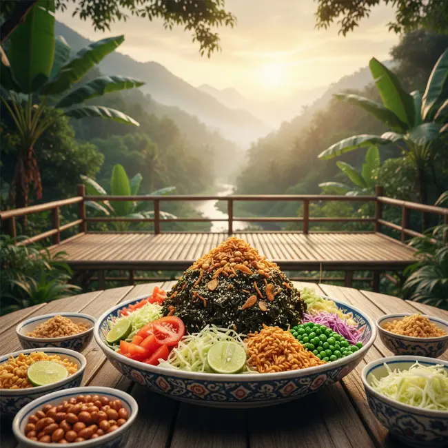 Laphet Thoke – Traditional salad recipe from Myanmar