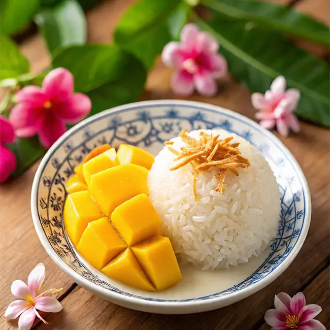 Mango Sticky Rice – Classic dessert recipe from Thai