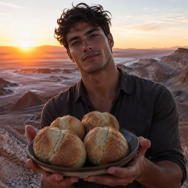 Marraqueta – Crispy Chilean Bread Rolls – Tasty bread recipe from Chile