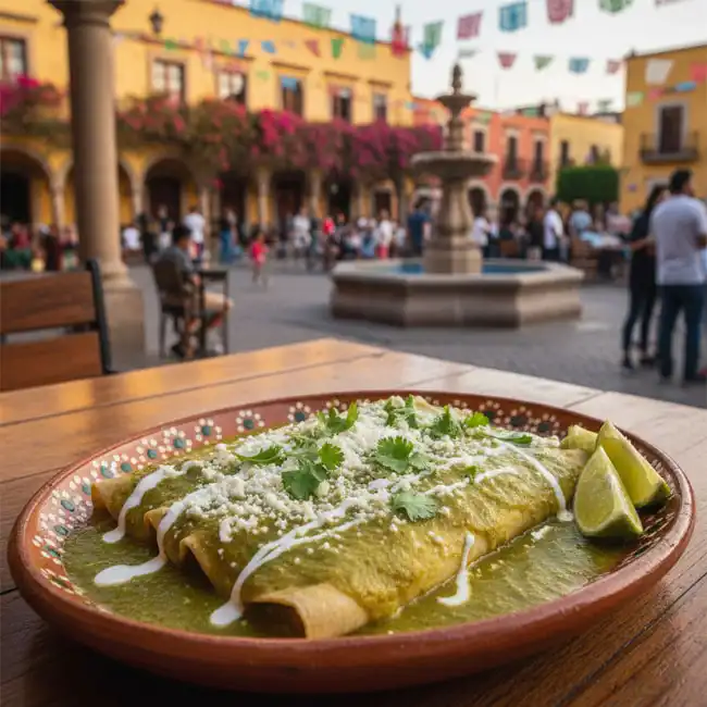 Chicken Enchiladas Verdes – Everyday main dish recipe from Mexico