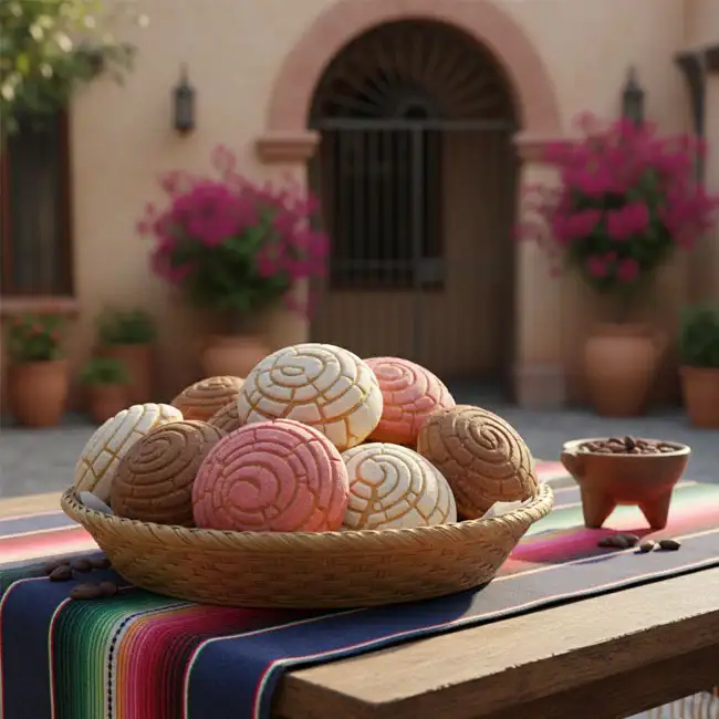 Conchas – Family bread recipe from Mexico