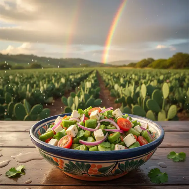Ensalada de Nopalitos – Family salad recipe from Mexico