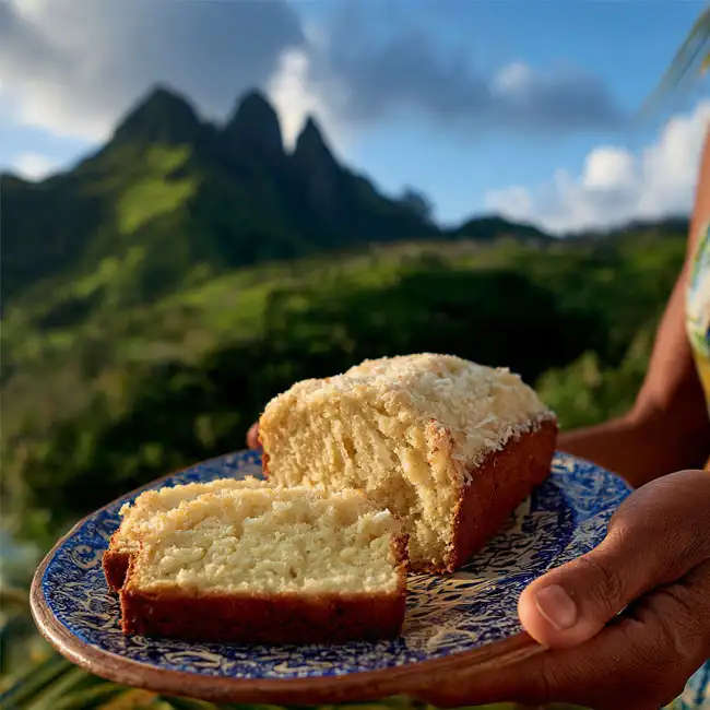 Cassava Coconut Loaf – Under $5 bread recipe from Micronesia