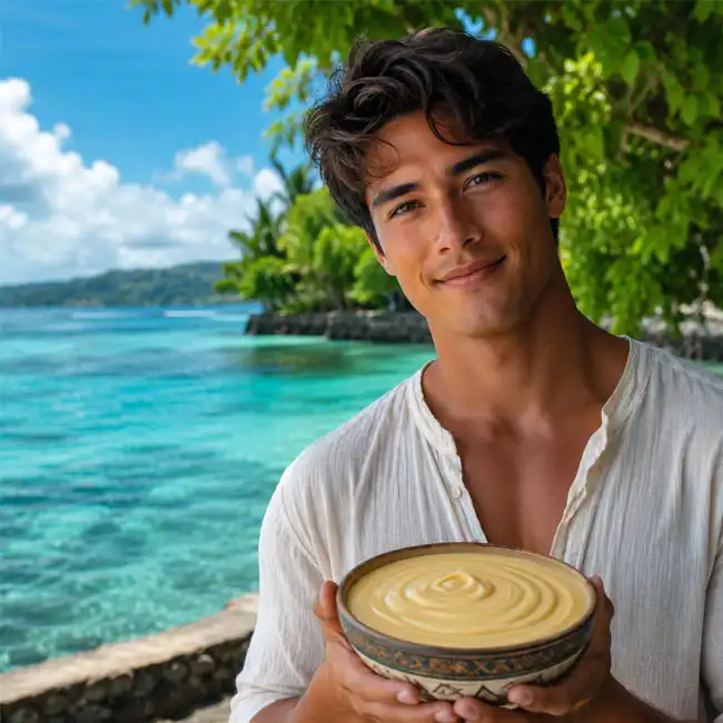 Creamy Sweet Coconut Cream Reduction Sauce – Affordable sauce recipe from Micronesia