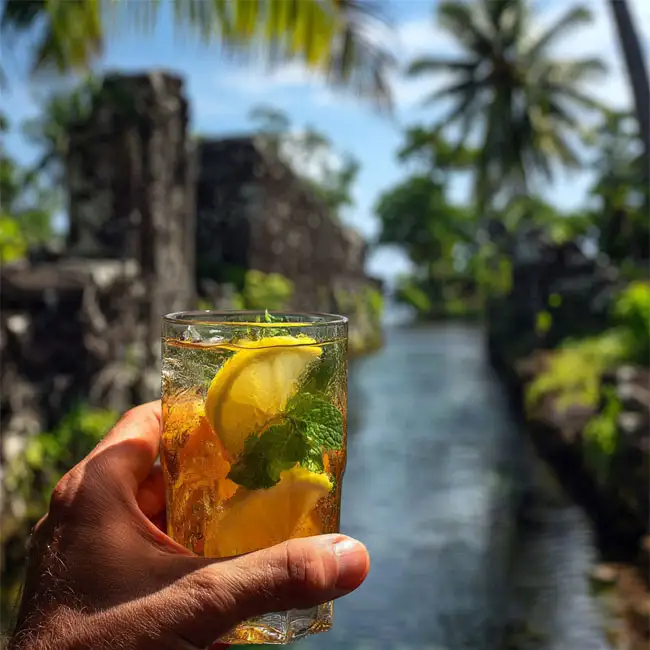 Island Lemon Iced Tea – Under $5 drink recipe from Micronesia