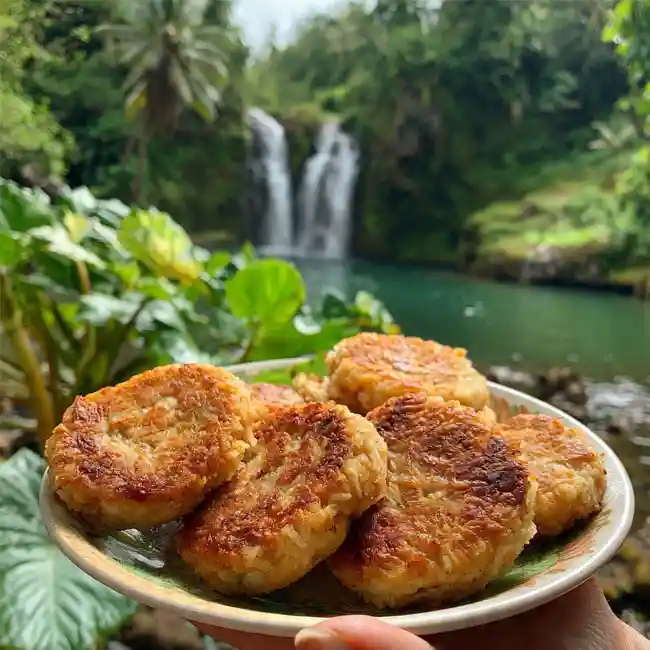 Taro Coconut Patties – Under $5 snack recipe from Micronesia