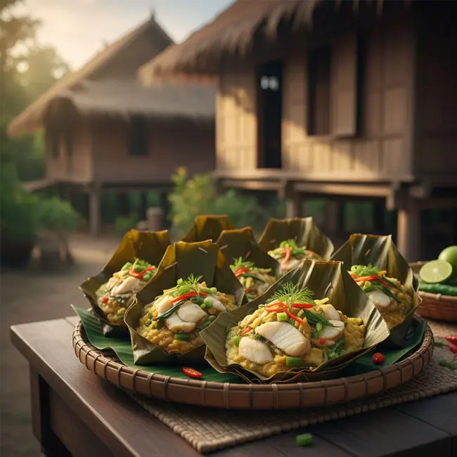 Mok Pa – Authentic main dish recipe from Laos