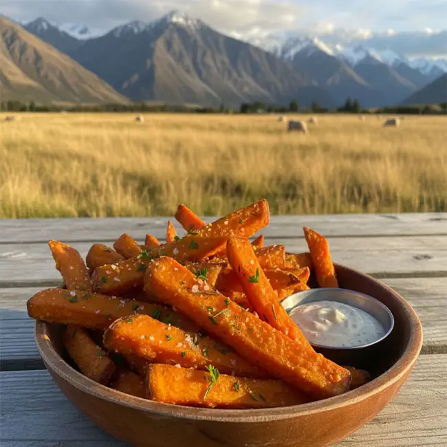 Crispy Kumara Fries – Specialty appetizer recipe from New Zealand
