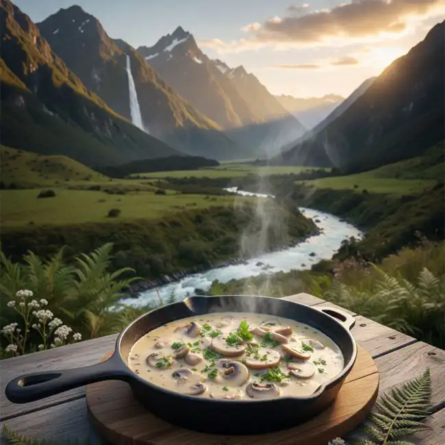 The Classic Kiwi Creamy Mushroom Sauce – Flavorful sauce recipe from New Zealand
