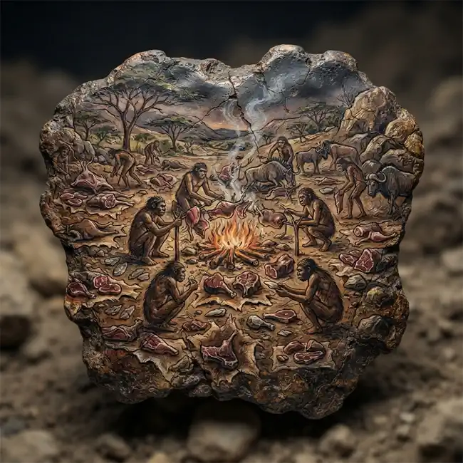 Olduvai Gorge & Laetoli: First Flame Hearth (Primitive Roasted Meats) Recipes