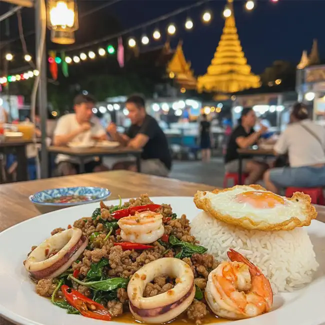 Pad Kra Pao – Real main dish recipe from Thai