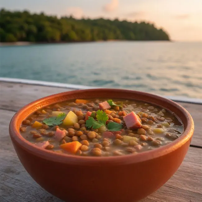 Sopa de Lentejas – Dinner soup recipe from Panama