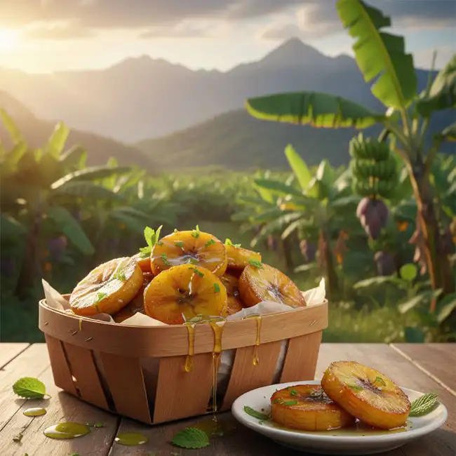 Sweet Plantain Rounds with Honey-Lime Glaze – Dinner snack recipe from Panama