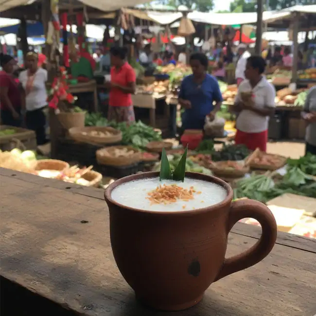 Creamy Coconut Rice Drink – Specialty drink recipe from Papua New Guinea