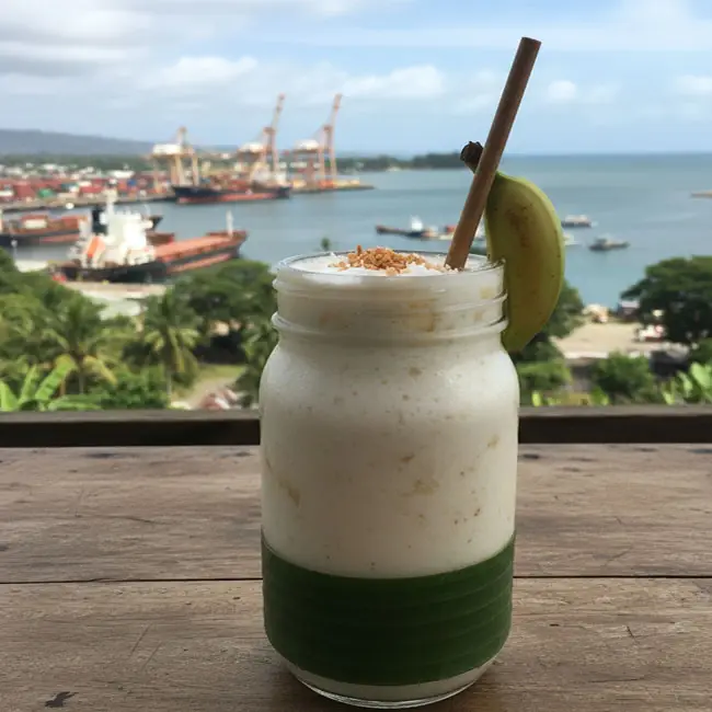 Fresh Coconut Milk & Banana Drink – Flavorful drink recipe from Papua New Guinea