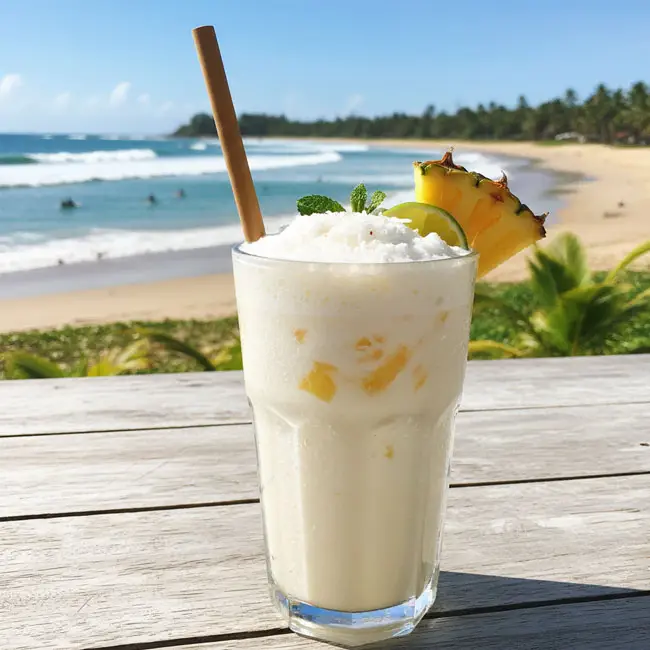 Sweet Coconut & Pineapple Cooler – Tasty drink recipe from Papua New Guinea
