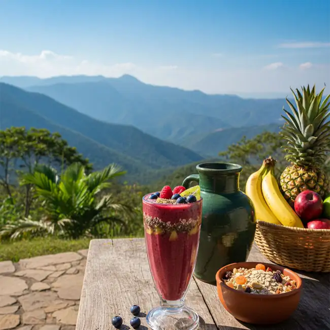 Natural Fruit & Fiber Boost Drink – Vegetarian drink recipe from Paraguay