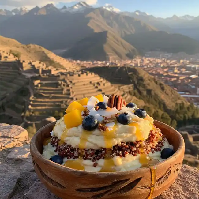 Healthy Peruvian Banana & Quinoa Dessert – Healthy dessert recipe from Peru