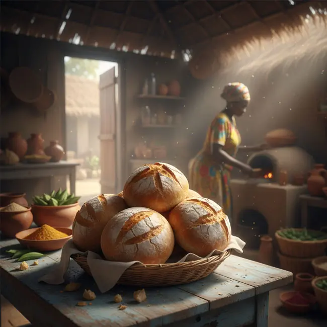 Pão Simples Caseiro – Easy bread recipe from Guinea-Bissau