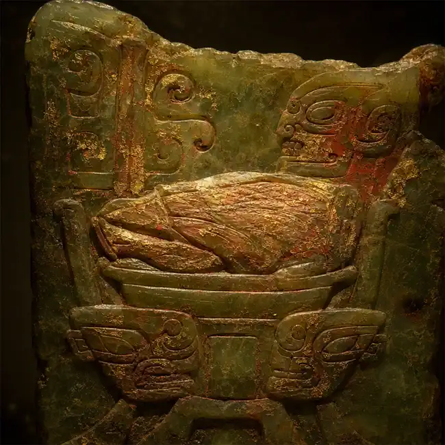 Sacred Bronze-Braised Sanxingdui Ancestral Pork – hearth-roasted mains recipe from Sanxingdui