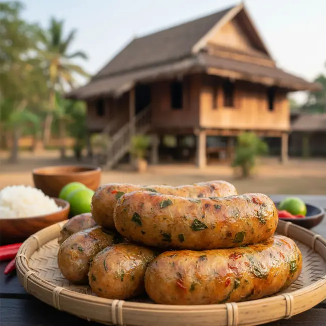 Sai Oua – Authentic appetizer recipe from Laos