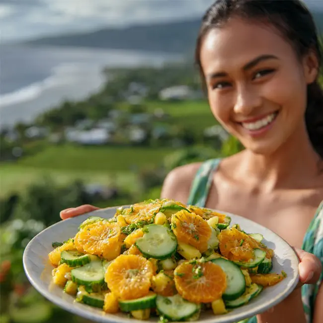Oka Alani – Celebration salad recipe from Samoa