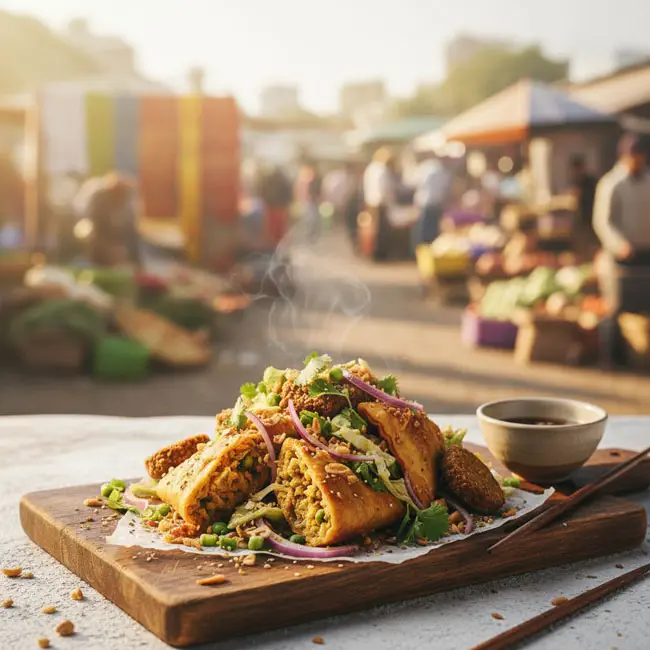 Samusa Thoke – Classic appetizer recipe from Myanmar