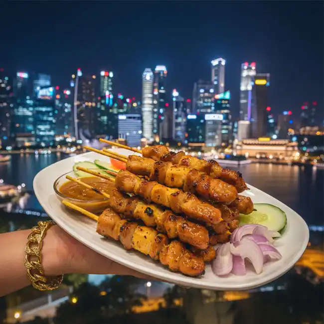 Succulent Satay Chicken Skewers – Under $5 appetizer recipe from Singapore