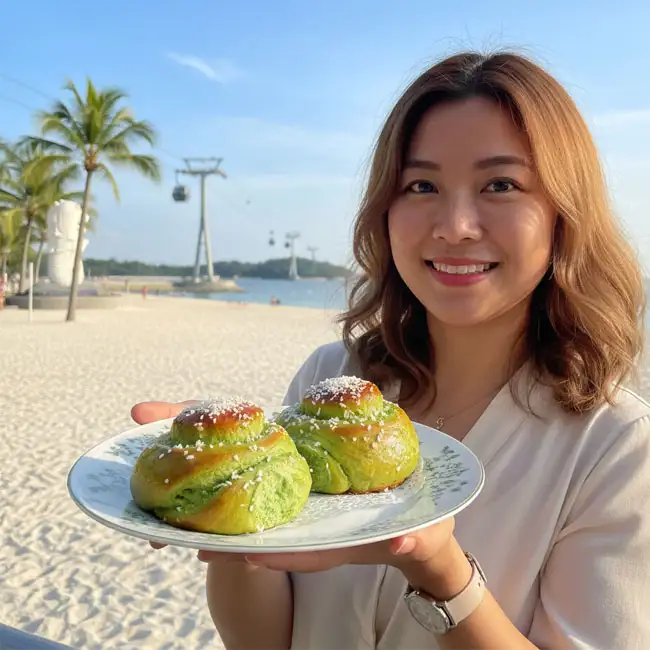 Sweet Pandan Swirl Buns – Affordable bread recipe from Singapore