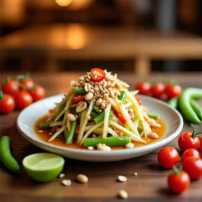 Som Tum – Traditional salad recipe from Thai